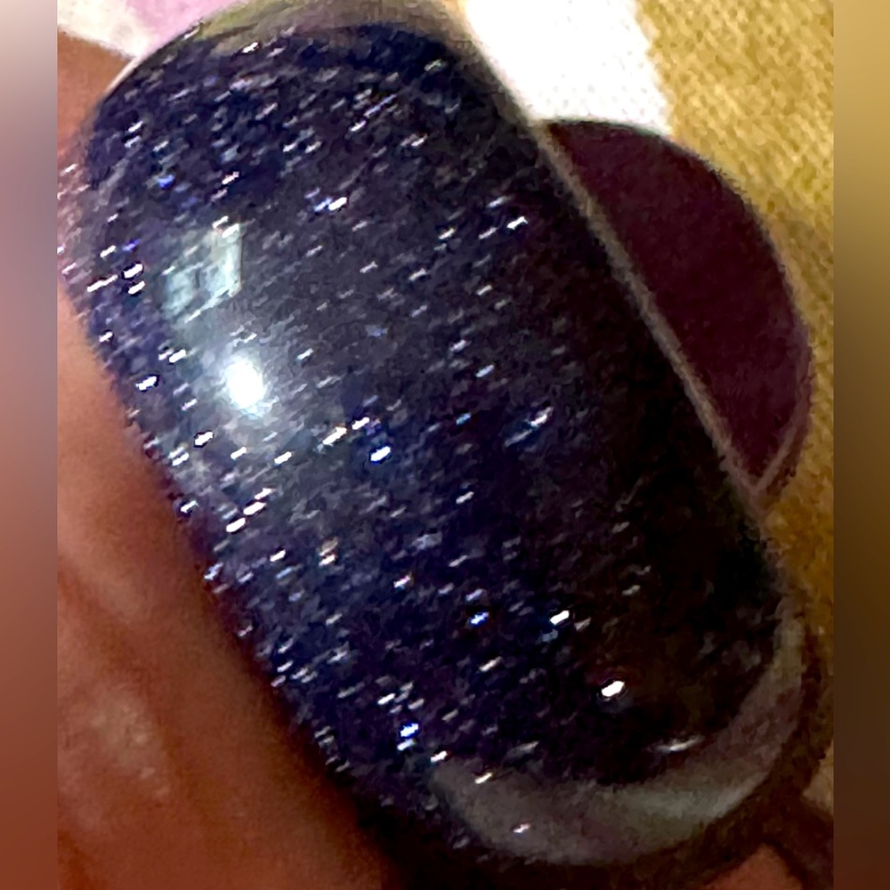 Beautiful blue sandstone ring size 10